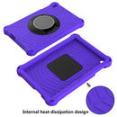 For Huawei MatePad T 10 / T 10s Spider King EVA Protective Case with Adjustable Shoulder Strap & Holder(Purple)