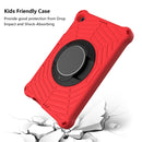 For Huawei MatePad T 10 / T 10s Spider King EVA Protective Case with Adjustable Shoulder Strap & Holder(Red)
