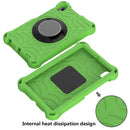 For Lenovo Tab M8 FHD TB-8505F / TB-8705X 8.0 inch Spider King EVA Protective Case with Adjustable Shoulder Strap & Holder(Green)