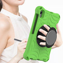 For Lenovo Tab M8 FHD TB-8505F / TB-8705X 8.0 inch Spider King EVA Protective Case with Adjustable Shoulder Strap & Holder(Green)