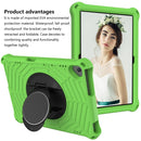 For Lenovo M10 FHD REL TB-X605FC / TB-X605LC Spider King EVA Protective Case with Adjustable Shoulder Strap & Holder(Green)