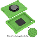 For Lenovo M10 FHD REL TB-X605FC / TB-X605LC Spider King EVA Protective Case with Adjustable Shoulder Strap & Holder(Green)