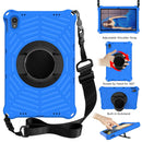 For Lenovo Tab P11 TB-J606F / XiaoXin Pad 11 Spider King EVA Protective Case with Adjustable Shoulder Strap & Holder(Blue)