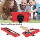 For Samsung Galaxy Tab A 8.0 2019 SM-T290 / SM-T295 Spider King EVA Protective Case with Adjustable Shoulder Strap & Holder(Red)