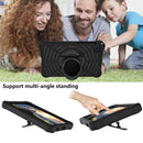 For Samsung Galaxy Tab A7 Lite 8.7 SM-T220 / SM-T225 Spider King EVA Protective Case with Adjustable Shoulder Strap & Holder(Black)