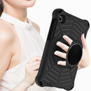 For Samsung Galaxy Tab A7 Lite 8.7 SM-T220 / SM-T225 Spider King EVA Protective Case with Adjustable Shoulder Strap & Holder(Black)