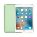 Solid Color Liquid Silicone Dropproof Full Coverage Protective Case For iPad mini 5 / mini 4 / mini 3 / mini 2 / mini(Green)