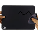 Solid Color Liquid Silicone Shockpoof Tablet Case For iPad Air 2022 / 2020 10.9(Black)