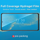 For Xiaomi Redmi Note 10 Pro Overseas Version 2 PCS IMAK Curved Full Screen Hydrogel Film Front Protector