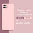 For Samsung Galaxy A22 5G IMAK UC-2 Series Shockproof Full Coverage Soft TPU Case(Pink)