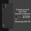 For Samsung Galaxy A22 5G IMAK UC-2 Series Shockproof Full Coverage Soft TPU Case(Black)