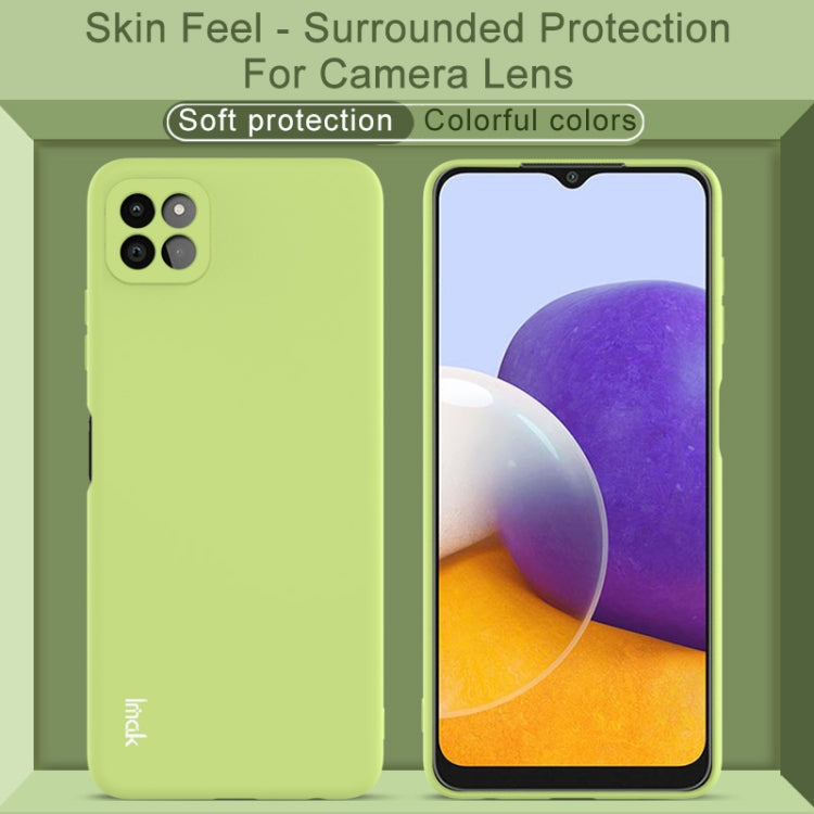For Samsung Galaxy A22 5G IMAK UC-2 Series Shockproof Full Coverage Soft TPU Case(Red)