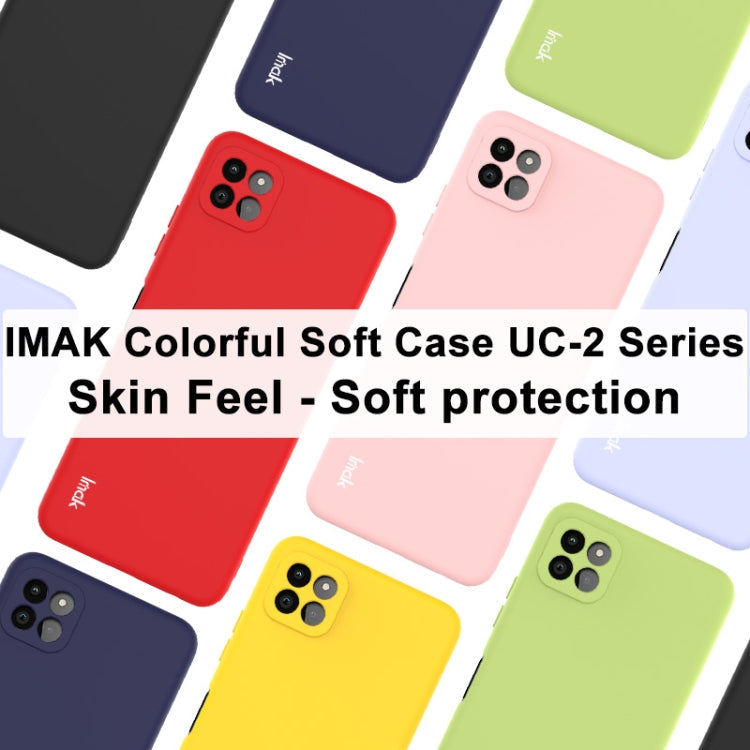 For Samsung Galaxy A22 5G IMAK UC-2 Series Shockproof Full Coverage Soft TPU Case(Red)
