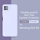 For Samsung Galaxy A22 5G IMAK UC-2 Series Shockproof Full Coverage Soft TPU Case(Purple)