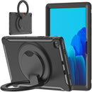 Shockproof TPU + PC Protective Case with 360 Degree Rotation Foldable Handle Grip Holder & Pen Slot For Samsung Galaxy Tab A7 10.4 2020 T500(Black)