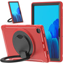 Shockproof TPU + PC Protective Case with 360 Degree Rotation Foldable Handle Grip Holder & Pen Slot For Samsung Galaxy Tab A7 10.4 2020 T500(Red)
