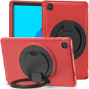 Shockproof TPU + PC Protective Case with 360 Degree Rotation Foldable Handle Grip Holder & Pen Slot For Samsung Galaxy Tab A7 10.4 2020 T500(Red)