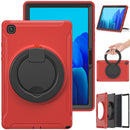 Shockproof TPU + PC Protective Case with 360 Degree Rotation Foldable Handle Grip Holder & Pen Slot For Samsung Galaxy Tab A7 10.4 2020 T500(Red)