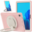Shockproof TPU + PC Protective Case with 360 Degree Rotation Foldable Handle Grip Holder & Pen Slot For Samsung Galaxy Tab A7 10.4 2020 T500(Cherry Blossoms Pink)