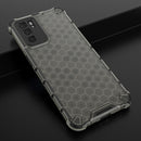 For OPPO Reno6 5G Shockproof Honeycomb PC + TPU Protective Case(Black)