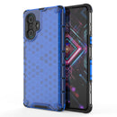 For Xiaomi Redmi K40 Gaming Shockproof Honeycomb PC + TPU Protective Case(Blue)