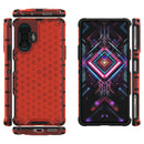 For Xiaomi Redmi K40 Gaming Shockproof Honeycomb PC + TPU Protective Case(Red)