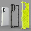 For Xiaomi Redmi K40 Gaming Shockproof Honeycomb PC + TPU Protective Case(Blue)