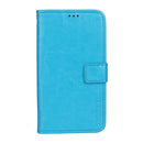 For OPPO Realme Narzo 30 5G idewei Crazy Horse Texture Horizontal Flip Leather Case with Holder & Card Slots & Wallet(Sky Blue)