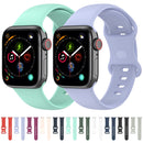 Silicone Watch Band, Size: Small Code For Apple Watch Series 7 41mm / 6 & SE & 5 & 4 40mm / 3 & 2 & 1 38mm(Teal)