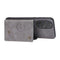 For Huawei P50 Double Buckle PU + TPU Shockproof Magnetic Protective Case with Card Slot & Holder(Grey)