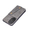 For Huawei P50 Double Buckle PU + TPU Shockproof Magnetic Protective Case with Card Slot & Holder(Grey)