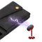 For Samsung Galaxy S21 FE Double Buckle PU + TPU Shockproof Magnetic Protective Case with Card Slot & Holder(Black)