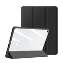 DUX DUCIS TOBY Series Shockproof PU Leather + PC + TPU Horizontal Flip Case with Holder & Pen Slot & Sleep / Wake-up Function For iPad 10.2 2021 / 2020 / 2019(Black)
