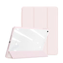 DUX DUCIS TOBY Series Shockproof PU Leather + PC + TPU Horizontal Flip Case with Holder & Pen Slot & Sleep / Wake-up Function For iPad 10.2 2021 / 2020 / 2019(Pink)