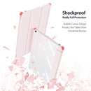 DUX DUCIS TOBY Series Shockproof PU Leather + PC + TPU Horizontal Flip Case with Holder & Pen Slot & Sleep / Wake-up Function For iPad 10.2 2021 / 2020 / 2019(Pink)