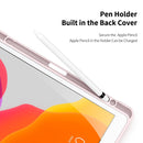 DUX DUCIS TOBY Series Shockproof PU Leather + PC + TPU Horizontal Flip Case with Holder & Pen Slot & Sleep / Wake-up Function For iPad 10.2 2021 / 2020 / 2019(Pink)