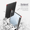 DUX DUCIS TOBY Series Shockproof PU Leather + PC + TPU Horizontal Flip Case with Holder & Pen Slot & Sleep / Wake-up Function For iPad Air 2022 / 2020 10.9(Black)