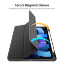 DUX DUCIS TOBY Series Shockproof PU Leather + PC + TPU Horizontal Flip Case with Holder & Pen Slot & Sleep / Wake-up Function For iPad Air 2022 / 2020 10.9(Black)