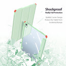 DUX DUCIS TOBY Series Shockproof PU Leather + PC + TPU Horizontal Flip Case with Holder & Pen Slot & Sleep / Wake-up Function For iPad Air 2022 / 2020 10.9(Green)