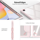 For Samsung Galaxy Tab S6 Lite P610/P615 DUX DUCIS TOBY Series Antiskid PU Leather + PC + TPU Horizontal Flip Case with Holder & Pen Slot & Sleep / Wake-up Function(Pink)