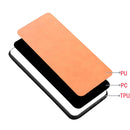 For OPPO Realme C11 2021 / Realme C20 Shockproof Sewing Cow Pattern Skin PC + PU + TPU Case(Orange)
