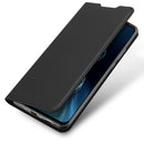 For ASUS Zenfone 8 DUX DUCIS Skin Pro Series Horizontal Flip PU + TPU Leather Case with Holder & Card Slots(Black)