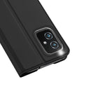 For ASUS Zenfone 8 DUX DUCIS Skin Pro Series Horizontal Flip PU + TPU Leather Case with Holder & Card Slots(Black)