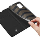 For ASUS Zenfone 8 DUX DUCIS Skin Pro Series Horizontal Flip PU + TPU Leather Case with Holder & Card Slots(Black)