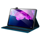 For Lenovo Tab P11 TB-J606F Business Shockproof Horizontal Flip Leather Case with Holder & Card Slots & Photo Frame & Pen Slot(Blue)