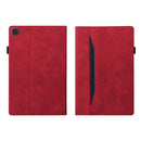 For Samsung Galaxy Tab A 8.0 2019 SM-T290 / SM-T295 Business Shockproof Horizontal Flip Leather Case with Holder & Card Slots & Photo Frame & Pen Slot(Red)