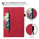 For Samsung Galaxy Tab A 8.0 2019 SM-T290 / SM-T295 Business Shockproof Horizontal Flip Leather Case with Holder & Card Slots & Photo Frame & Pen Slot(Red)
