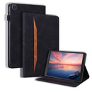For Samsung Galaxy Tab A 8.0 2019 SM-T290 / SM-T295 Business Shockproof Horizontal Flip Leather Case with Holder & Card Slots & Photo Frame & Pen Slot(Black)