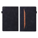 For Samsung Galaxy Tab A 8.0 2019 SM-T290 / SM-T295 Business Shockproof Horizontal Flip Leather Case with Holder & Card Slots & Photo Frame & Pen Slot(Black)