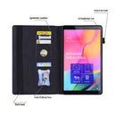 For Samsung Galaxy Tab A 8.0 2019 SM-T290 / SM-T295 Business Shockproof Horizontal Flip Leather Case with Holder & Card Slots & Photo Frame & Pen Slot(Black)